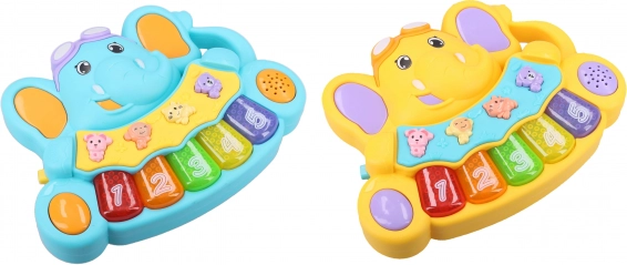 Pianito con animalitos en forma de elefante