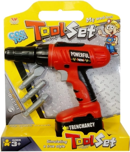 Taladro eléctrico infantil con puntas