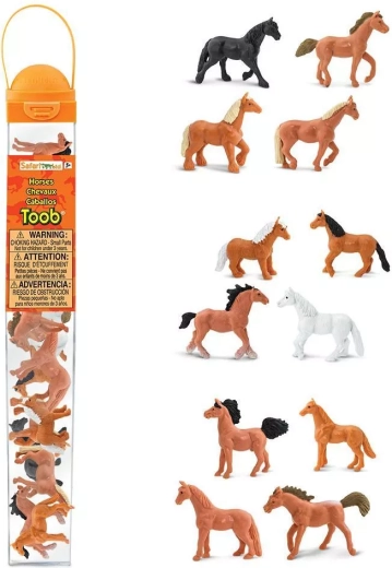 Figuras de caballos Safari Ltd. Toobs - 12 unidades