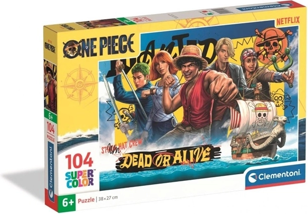 Puzzle Clementoni One Piece Netflix 104 piezas Super Color