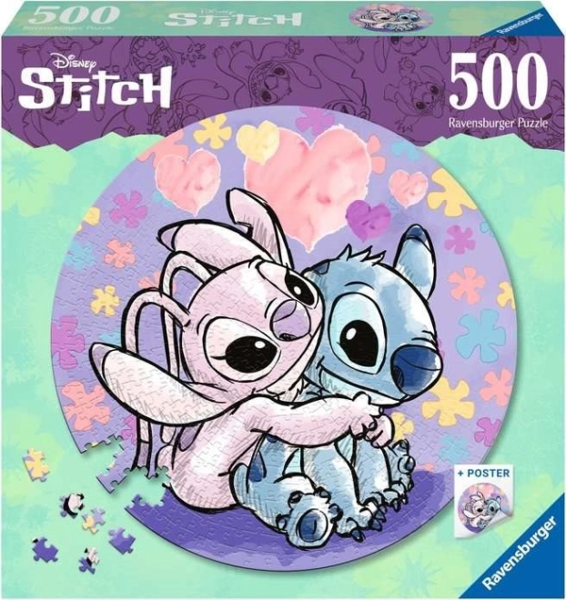 puzle de 500 piezas con motivo de Stitch de Ravensburger