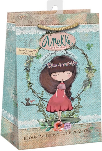 Bolsa de regalo de papel Argus Anekke 10 × 16 × 6 cm - 1 pieza