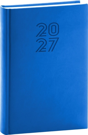 Notique Aprint agenda diaria 2027 azul 15 × 21 cm