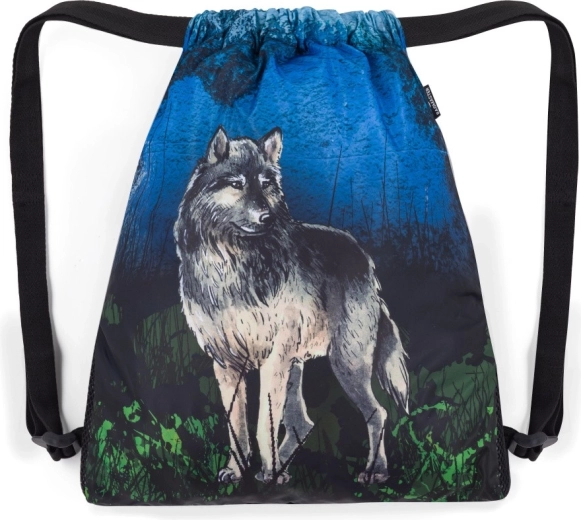 Bolsa escolar Bagmaster para merienda y educación física Lumi lobo