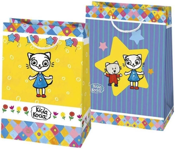 Bolsa de regalo KICIA KOCIA – de papel, colorida, pack de 10 uds
