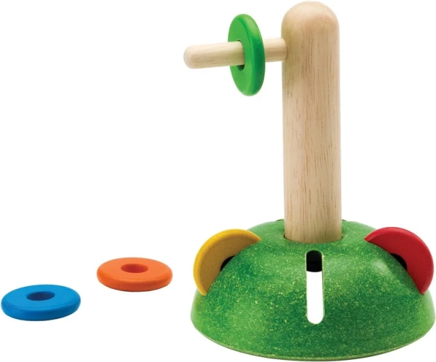 PlanToys ensartado horizontal de anillos