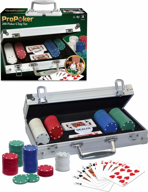Set de póker ProPoker 200 en maletín de aluminio