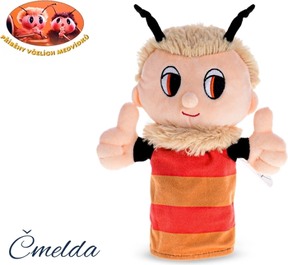 Marioneta de peluche Čmelda – Historias de ositos de miel, 24 cm