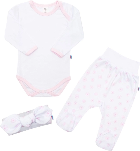 Conjunto de algodón para bebé New Baby Lili, de 3 piezas