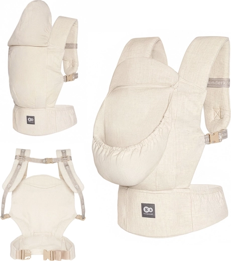 Mochila portabebés ergonómica Kinderkraft Elara beige