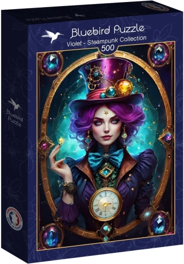 Puzzle Bluebird Violet – colección steampunk de 500 piezas