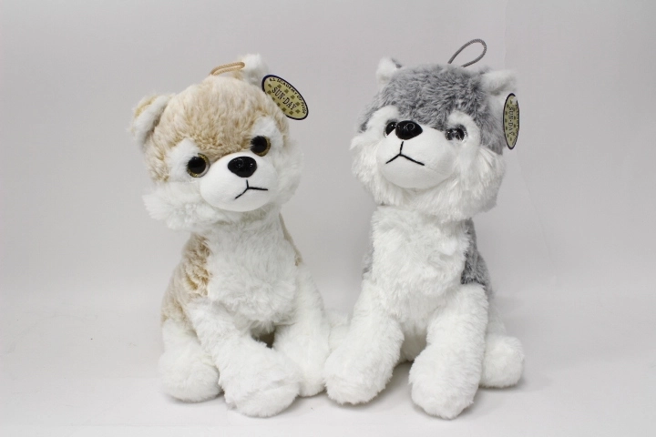 Perro de peluche Husky de 30 cm - 1 unidad