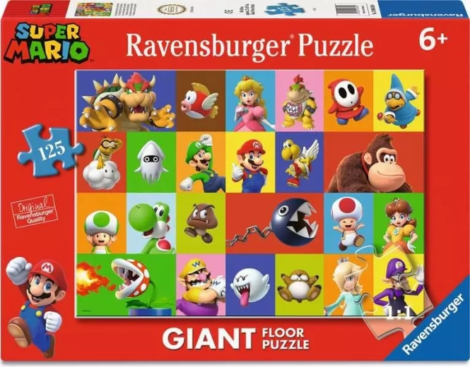Puzzle gigante de suelo Ravensburger Super Mario (125 piezas)
