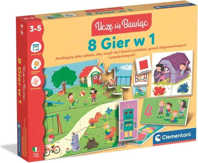 Juego educativo 8 en 1