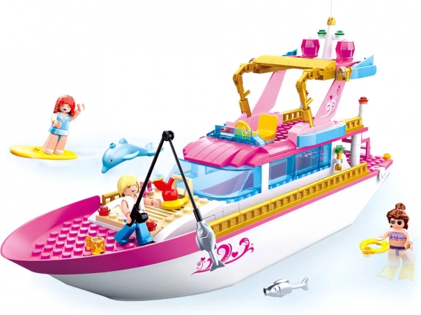 Sluban Girls Dream yate de lujo set de construcción