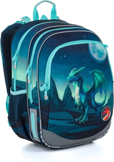 Mochila escolar Topgal con diseño Dragones guardianes, corte ELLY