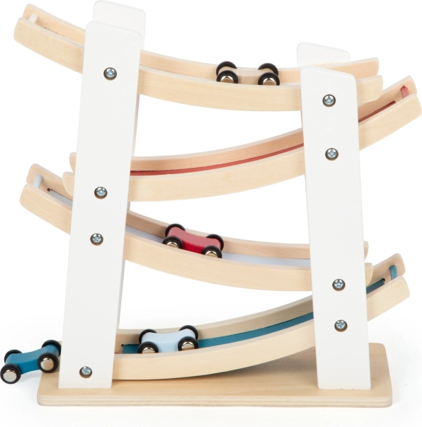 Pista de carreras de madera con cochecitos Small Foot