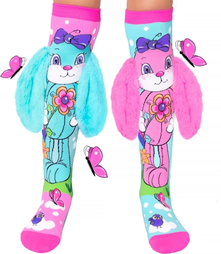 Calcetines hasta la rodilla locos Hunny Bunny MADMIA