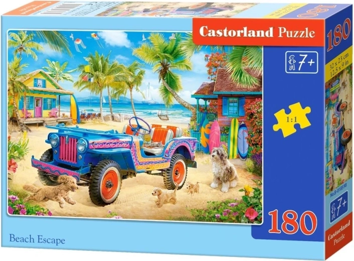 Puzzle Castorland Escape to the Beach 180 piezas
