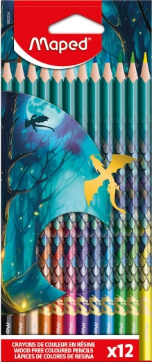 Lápices de colores Maped Dragon pastel 12 uds