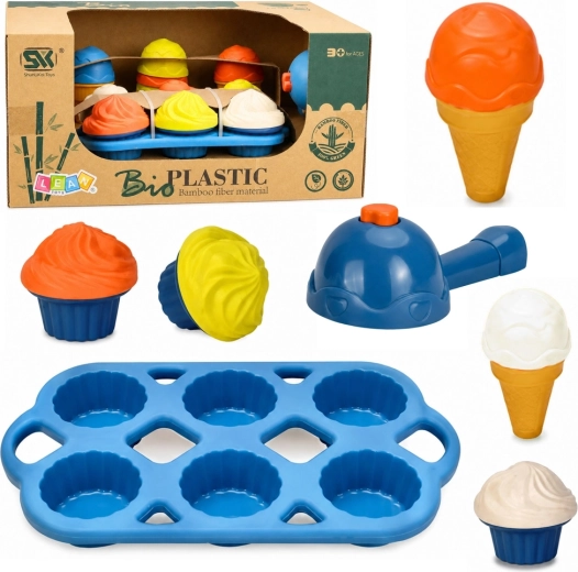 Set infantil ecológico para hacer helados y postres (26 piezas)