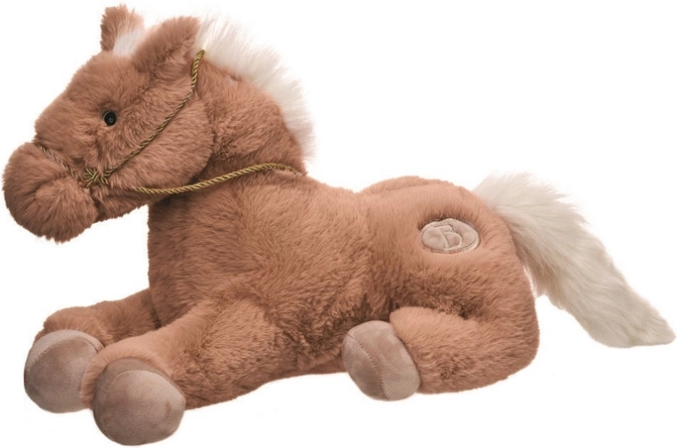 Caballito de peluche Nico marrón 30 cm