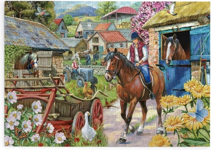 House of Puzzles Paseo a caballo – puzzle de 500 piezas grandes