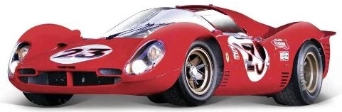 Modelo de coche de carreras Ferrari 330 P4 Daytona a escala 1:24