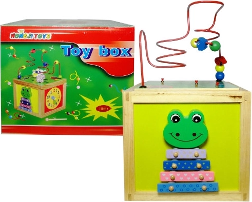 Laberinto educativo de madera para niños