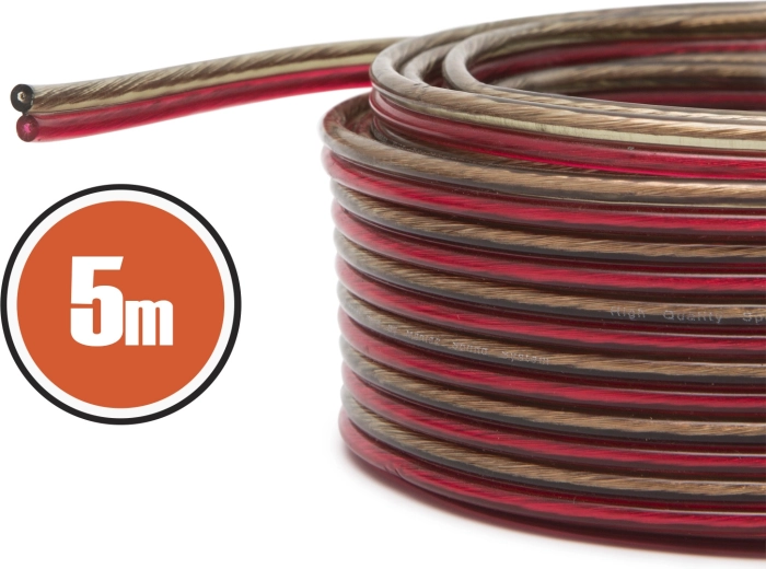 Cable de altavoz 2× 0,50 mm², 5 m