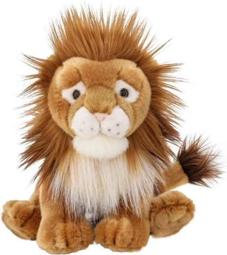 León de peluche marrón 25 cm