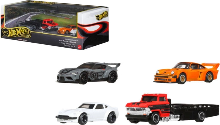 Hot Wheels Premium Collector – set de 4 cochecitos