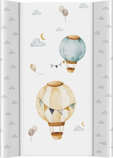 Ceba Baby cambiador con tablero rígido Basic Balloons 50 × 70 cm