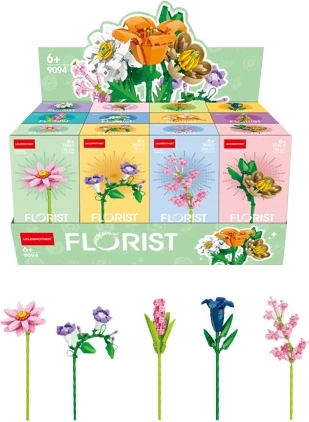 Lelebrother Florist flores clásicas de pradera y de jardín (12 tipos) - 1 pieza