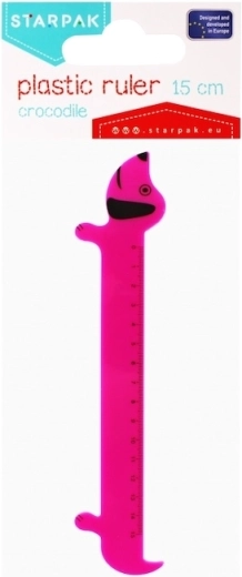 Regla perrito rosa 15 cm STARPAK - 1 pieza