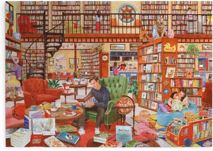 Puzzle House of Puzzles Lectura con té, 500 piezas
