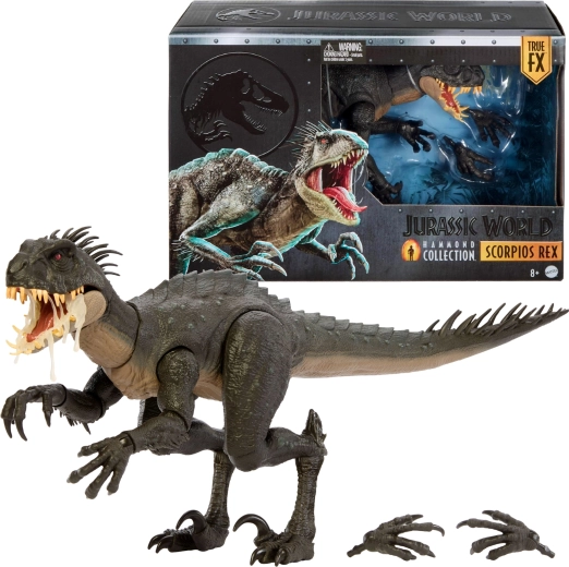 Mattel Jurassic World Hammond Collection Scorpios Rex – figura coleccionable de dinosaurio de 43 cm