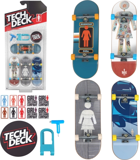 Fingerboards Tech Deck Girl Skate - 4 unidades