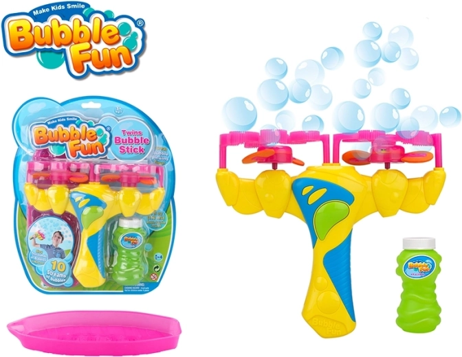 Bubble Fun bublifuk Double Twinjet con recarga 118 ml