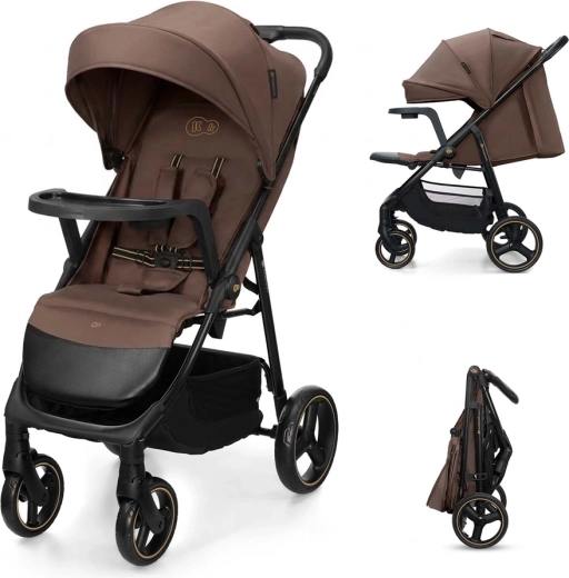 Kinderkraft cochecito deportivo Trig 3 con bandeja tray velvet mocca