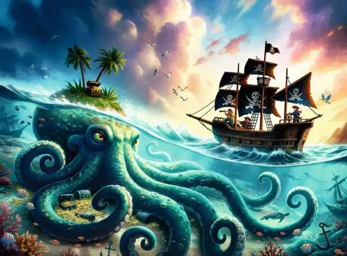Puzzle Ravensburger Tesoro pirata XXL 100 piezas