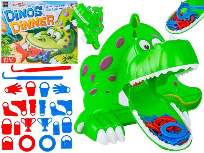 Dinosaurio hambriento – juego de destreza: alimenta al dinosaurio