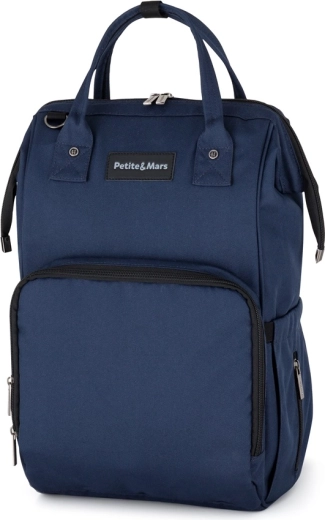 Mochila cambiador para cochecito Petite&Mars Jackob Dark Blue
