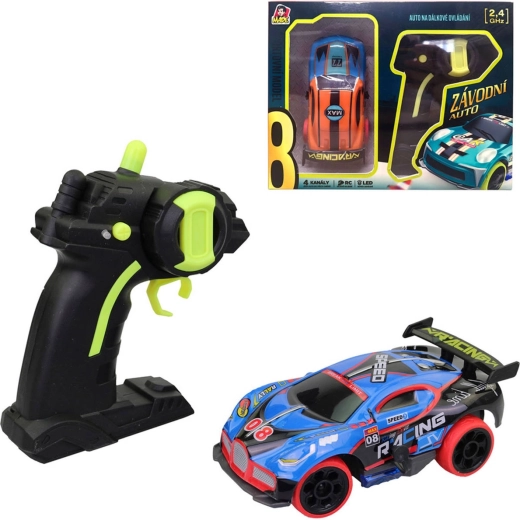 Fórmula de carreras RC con control remoto de 2,4 GHz y luz LED