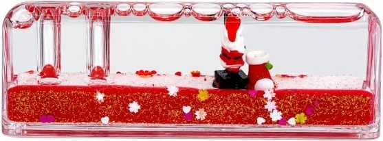Decoración navideña líquida Papá Noel