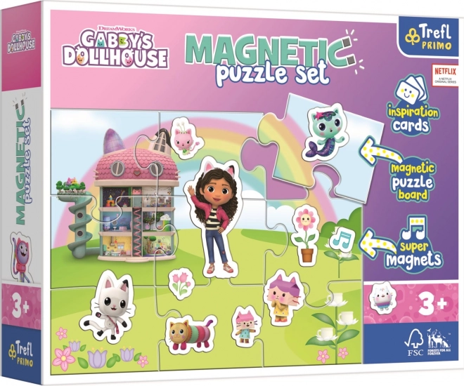 Set de puzle magnético La casa de muñecas de Gabby Trefl