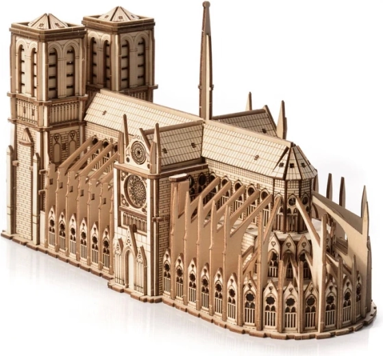 Little Story rompecabezas 3D de madera catedral de Notre-Dame