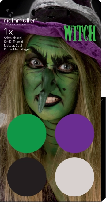 Set de maquillaje facial de bruja