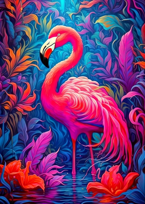 Disfruta del puzzle Flamencos de 1000 piezas