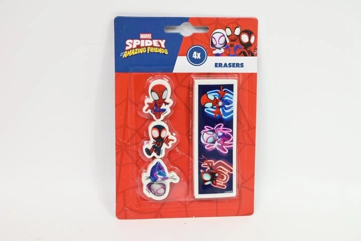 Gomas de borrar Spidey y sus increíbles amigos – set de 4 uds